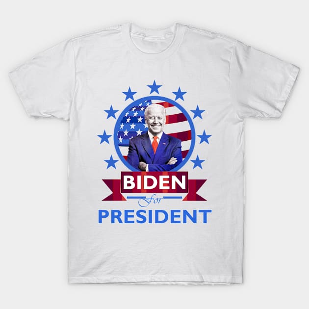 Joe Biden for President T-Shirt by DWFinn